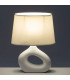 Lampe à poser céramique blanche 23x13x30cm