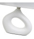 Lampe à poser céramique blanche 23x13x30cm