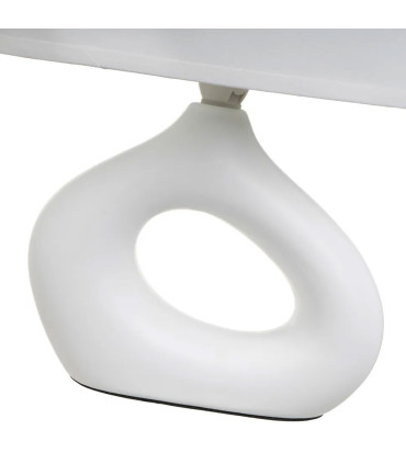 Lampe à poser céramique blanche 23x13x30cm