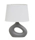 Lampe à poser céramique grise 23x13x30cm