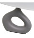 Lampe à poser céramique grise 23x13x30cm