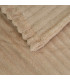 Plaid flanelle beige 130x160cm