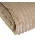 Plaid flanelle beige 130x160cm