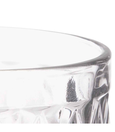 Set de 6 verres à eau en verre Diamants 37cl