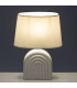 Lampe à poser céramique blanche 23x13x31cm