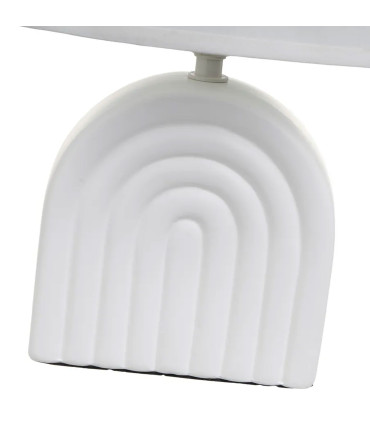 Lampe à poser céramique blanche 23x13x31cm