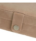 Set de 2 boîtes à bijoux de voyage velours beige et gris 16x11x5cm
