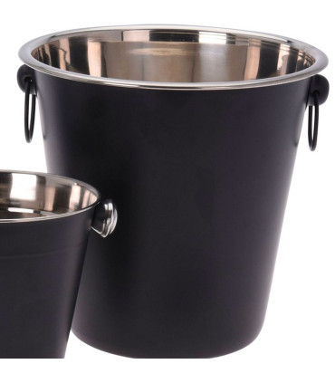 Coffret cocktail 4 pièces en acier inoxydable noir