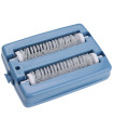 Crumbs collector plastic blue 17x11x5.5cm