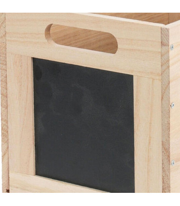 Panier de rangement avec craie 30x20x20cm