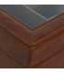 Wood and Velvet Watch Box -12 Watches 29.5x20.5x9cm