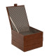 Brown watch Box -6 Watches 33x11.5x9cm