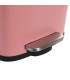 Poubelle salle de bain métal rose 5L