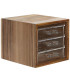 Bathroom Storage Box acacia wood 23.5x15.5x12cm