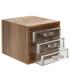 Bathroom Storage Box acacia wood 23.5x15.5x12cm