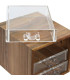 Bathroom Storage Box acacia wood 23.5x15.5x12cm