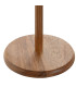 Kitchen Roll Holder acacia and gold 18x18x36.5cm