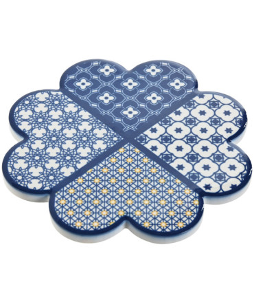 Set of 12 Coasters dolomite 11x11x0.7cm