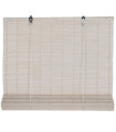Store enrouleur intérieur en bambou blanc 60x2x175cm