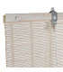 Store enrouleur intérieur en bambou blanc 60x2x175cm