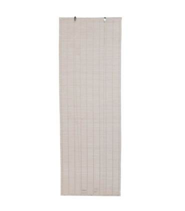 Store enrouleur intérieur en bambou blanc 60x2x175cm