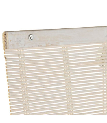 Store enrouleur intérieur en bambou blanc 90x2x175cm