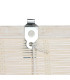 Store enrouleur intérieur en bambou blanc 90x2x175cm