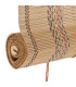 Store enrouleur intérieur en bambou et fils multicolores 60x2x175cm