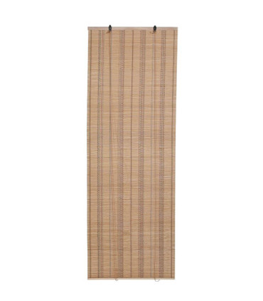 Store enrouleur intérieur en bambou et fils multicolores 60x2x175cm