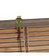 Store enrouleur intérieur en bambou foncé 60x2x175cm