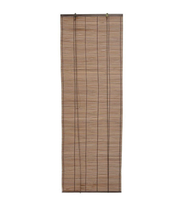 Store enrouleur intérieur en bambou foncé 60x2x175cm