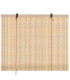 Store enrouleur intérieur en bambou et fils multicolores 60x2x175cm