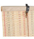 Store enrouleur intérieur en bambou et fils multicolores 60x2x175cm