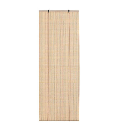 Store enrouleur intérieur en bambou et fils multicolores 60x2x175cm
