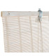 Store enrouleur intérieur en bambou blanc 120x2x230cm