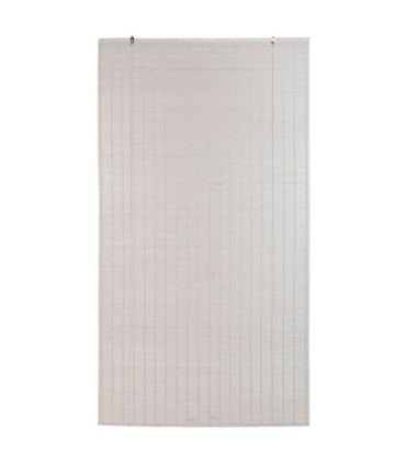 Store enrouleur intérieur en bambou blanc 120x2x230cm