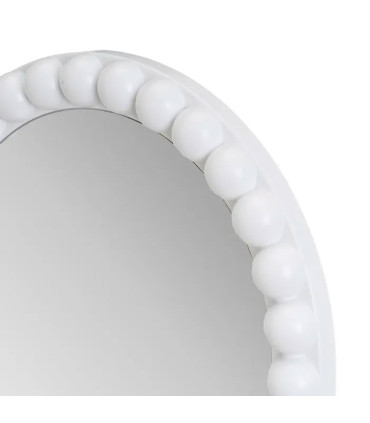 Miroir mural en polypropylène blanc 42x3.5x80cm
