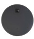 Miroir mural rond en métal noir 49x49x4cm