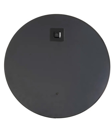 Miroir mural rond en métal noir 49x49x4cm