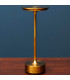 Lampe à poser LED sans fil en métal doré 28x13x13cm