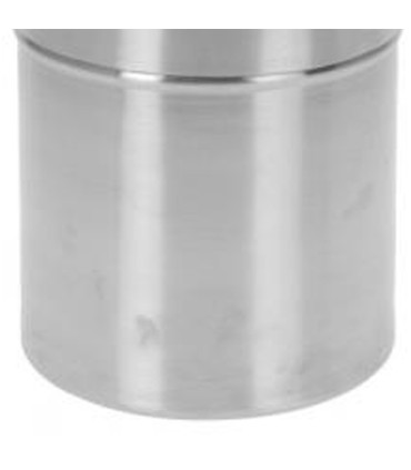 Table Bin bamboo and Chrome