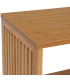 Étagère 4 plateaux bambou 63x30x120cm