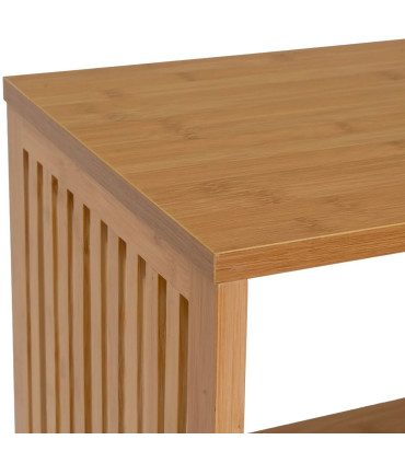 Étagère 4 plateaux bambou 63x30x120cm