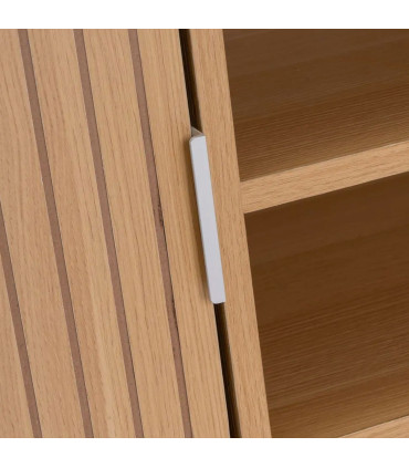 TV Stand White  Wood and white 2 Doors