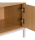TV Stand White  Wood and white 2 Doors