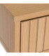 Console d'entrée bois et métal blanc 2 Tiroirs 100x30x75cm