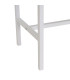 Console d'entrée bois et métal blanc 2 Tiroirs 100x30x75cm