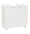 Under Skin Bathroom Cabinet White