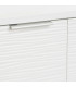 Meuble salle de bain sous lavabo en bois blanc 2 portes 60x30x60cm