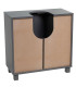 Under Skin Bathroom Cabinet White